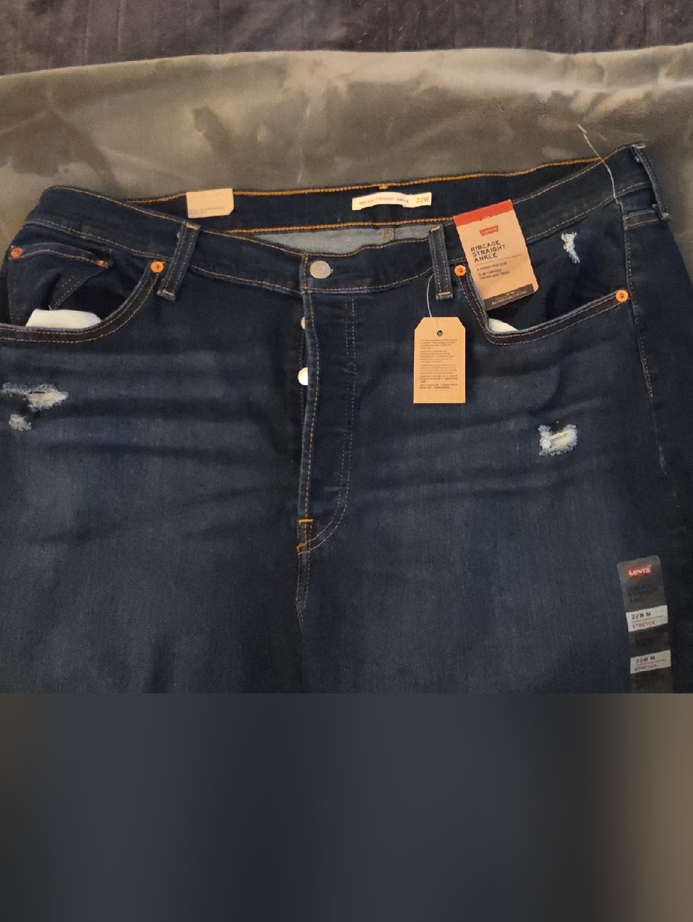Levi's Woman's Indigo Slim Straight Jeans